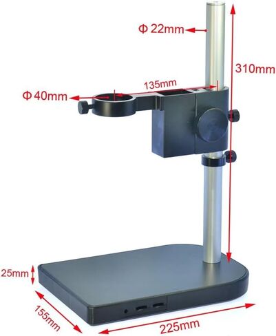 Microscope 34Mp 4K Microscope Camera with LCD Screen 100X C-Mount Objective Lens for Mobile Pbc Repair Soldering, in Kuwait