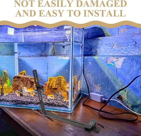 Aquarium Light Holder Adjustable Fish Tank Light Stand Aluminum Alloy Stable Structure Easy Installation Suitable for Underwater Landscapes and Ornamental Use in Kuwait