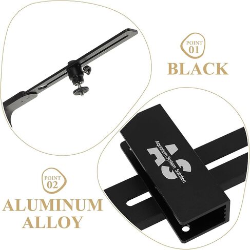 Aquarium Light Holder Adjustable Fish Tank Light Stand Aluminum Alloy Stable Structure Easy Installation Suitable for Underwater Landscapes and Ornamental Use in Kuwait