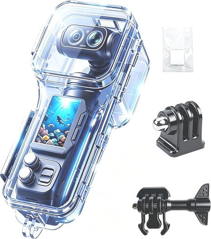 Coyktonty 60M Dive Case for Insta360 Luna Ultra Waterproof Case | Protective Shell 196ft/60m Underwater Diving Housing Cover With Mounting Bracket Accessories in Kuwait