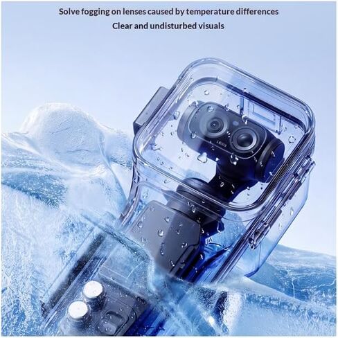 Coyktonty 60M Dive Case for Insta360 Luna Ultra Waterproof Case | Protective Shell 196ft/60m Underwater Diving Housing Cover With Mounting Bracket Accessories in Kuwait