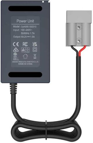 48 Volt Lead Acid Battery Charger for 48V 20Ah GLE AGM Lead Batteries Pack,Smart AC Charger Adapter with Anderson Plug in Saudi Arabia