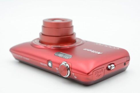 Nikon Coolpix S3400 16 MP Digital Camera with 7x Optical IS Zoom, 2.7-Inch LCD (Red) in Kuwait