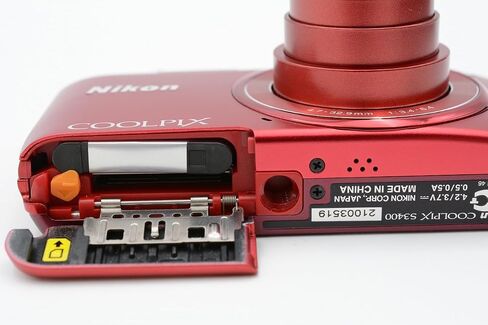 Nikon Coolpix S3400 16 MP Digital Camera with 7x Optical IS Zoom, 2.7-Inch LCD (Red) in Kuwait