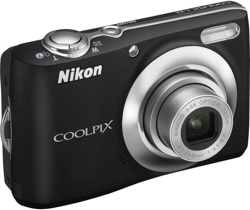 Nikon Coolpix L22 12 MP Digital Camera with 3.6x Optical Zoom and 3.0-Inch LCD (Blue) in Kuwait