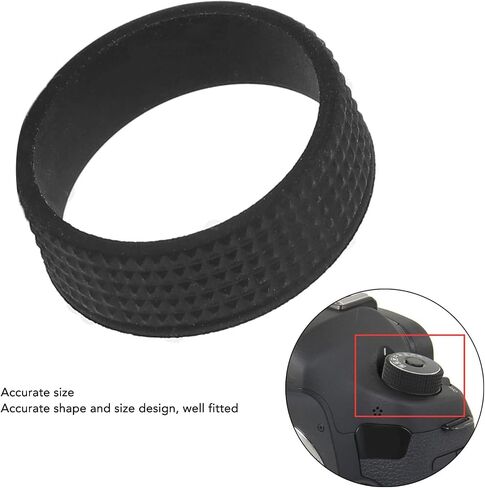 Camera Dial Around Circle Rubber Accurate Durable Mode Dial Button Replacement Part Compatible with Canon 5D3 5DIII 6D 6D2 70D 80D Black in Saudi Arabia