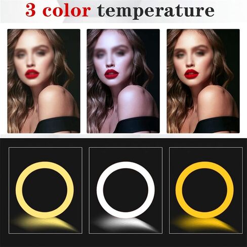10 Inch RGB Light with Remote LED Photographic Selfie Tripod with Stand in Kuwait