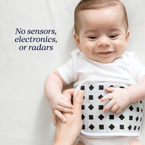 Nanit Breathing Wear Band - 100% Cotton, Works with Nanit Pro Baby Monitor to Track Breathing Motion Sensor-Free in Saudi Arabia