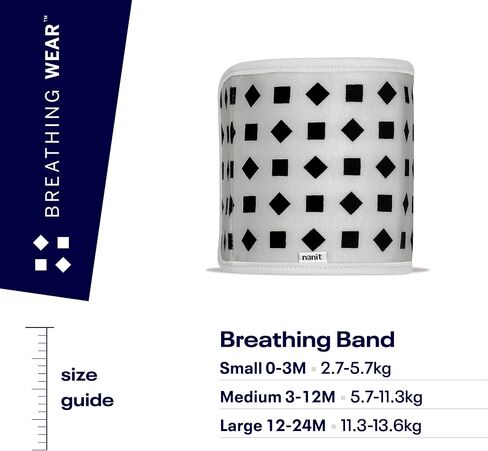 Nanit Breathing Wear Band - 100% Cotton, Works with Nanit Pro Baby Monitor to Track Breathing Motion Sensor-Free in Saudi Arabia