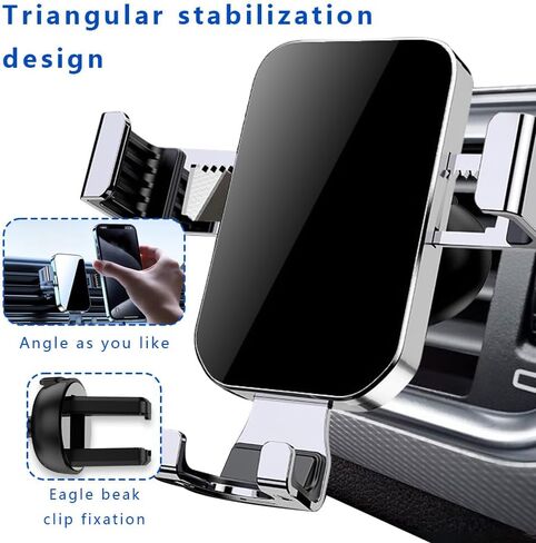 Phone Holders for Your Car for Toyota RAV4 Camry Land Cruiser Alphard Sienna, 360° Rotatable Adjustable Anti-Shake Vent Car Phone Holder Mount Safest Strongest in Saudi Arabia