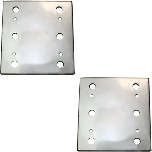 Replacement 2-Pack 14-67-0275 1/4 Sheet Sanding Pad with 6 Holes for Ridgid 200202538 for 6020-21-(B18B) R2501 for Superior Pads for Abrasives SPD19 in Saudi Arabia