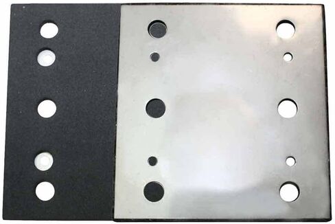 Replacement 2-Pack 14-67-0275 1/4 Sheet Sanding Pad with 6 Holes for Ridgid 200202538 for 6020-21-(B18B) R2501 for Superior Pads for Abrasives SPD19 in Saudi Arabia