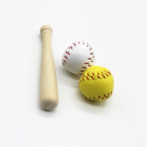 Newborn Baseball Bat and Ball Set, Soft Baby Photo Prop for Boys, Ideal for Sports Themed Photoshoot, Children Posing Studio Accessory in Kuwait