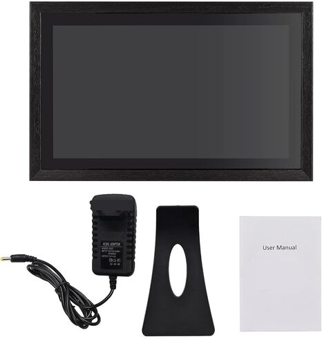 18.5-inch Large WiFi Digital Photo Frame Cloud Digital Picture Frame 1920 * 1080 IPS Screen Touch Control 8GB APP Control Clearer in Saudi Arabia