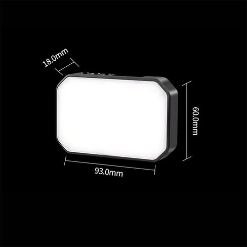 360 Full Color Mini RGB Video Light 2450mAh Rechargable Pocket Dimmable 2500-9000K Lamp in Kuwait