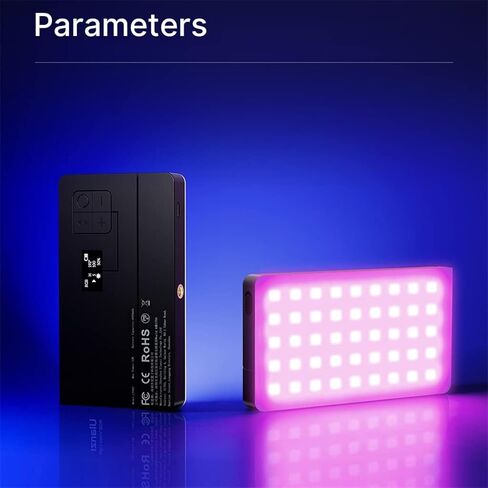 RGB LED Video Panel Light 7 inch Pocket Fill Dimmable 2500-9000K 4000mAh Photography for Live Streaming in Kuwait