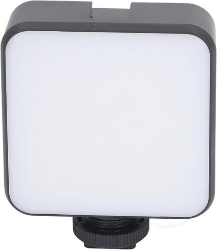 Portable LED Video Light 2500-9000K Compact Photography Lighting for Vlogging and Live Streaming with 3 Brackets in Saudi Arabia