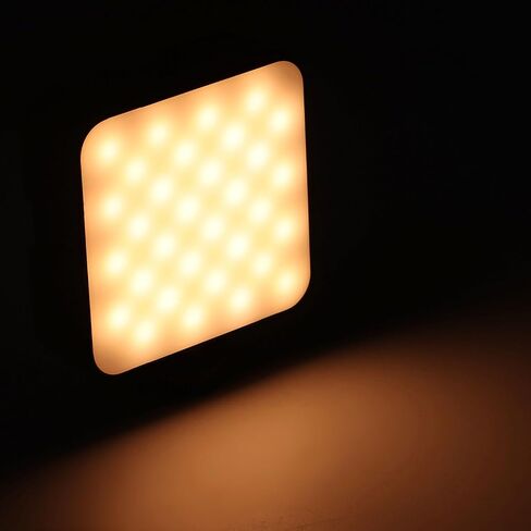 Portable LED Video Light 2500-9000K Compact Photography Lighting for Vlogging and Live Streaming with 3 Brackets in Saudi Arabia