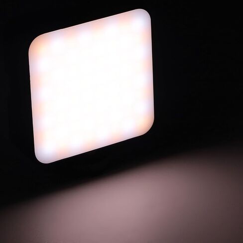 Portable LED Video Light 2500-9000K Compact Photography Lighting for Vlogging and Live Streaming with 3 Brackets in Saudi Arabia