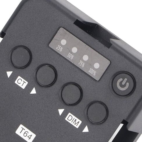 Portable LED Video Light 2500-9000K Compact Photography Lighting for Vlogging and Live Streaming with 3 Brackets in Saudi Arabia