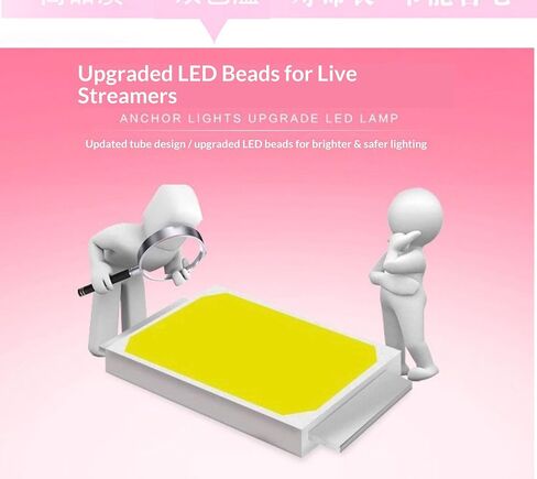 Dimmable LED Ring Light FD-480II for Portrait Selfie YouTube Photo Video Studio Photography Continuous Light with Tripod, Batteries, Chargers, Carrying Bag, Makeup Mirror, Photo in Saudi Arabia