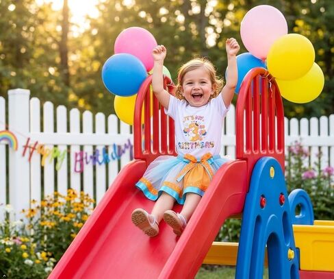 IBTOM CASTLE Toddler 3rd Birthday Girls Outfit T-Shirt Tutu Skirt Sets | Three Year Old Birthday T-Shirt Tutu Dress Set with Blue Dog Ears Clips,Third Birthday Outfits Girl for Smash Cake Photoshoot in Saudi Arabia