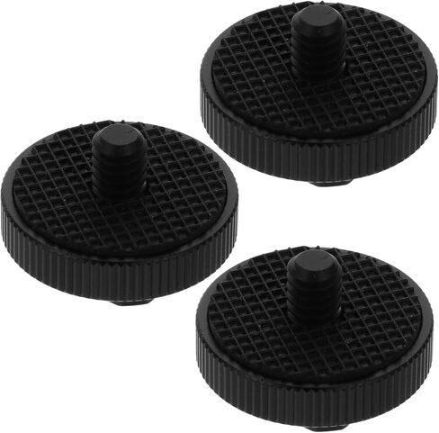 Ipetboom 3 Pcs 1/4 Inch Tripod Screw Flash Hot Shoe Mount Adapter for DSLR Camera Rig, Single-Layer Metal Cold Shoe Bracket Compatible with LED Light and Monitor Accessories for Photography in Kuwait