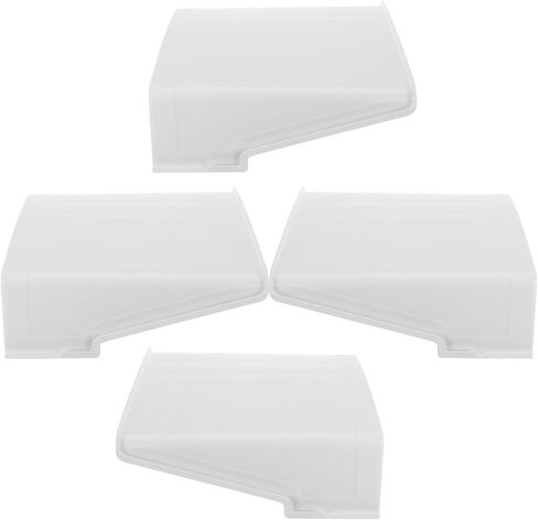 PartyKindom Outdoor Security Camera Protective Shield 4pcs Rain Cover Waterproof and Dustproof Plastic Sun Shade Cover for CCTV System and Camera Lens Application in Kuwait