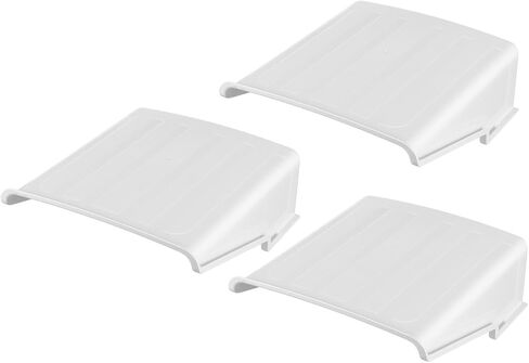 3pcs Weatherproof Security Camera Cover for Outdoor Dome and Bullet Cameras, Plastic Rain Shield Lens Maintenance and Effortless Installation, for Home Security in Saudi Arabia