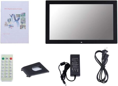 19-inch Smart Digital Photo Frame, Switchable Between Horizontal and Vertical Screens, Multifunctional Wall-Mounted Advertising Player in Kuwait