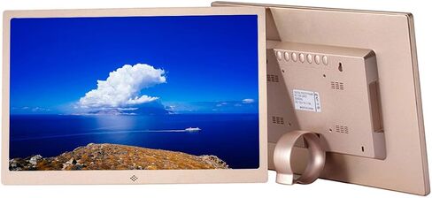 Digital Photo Frames Hd, Resolution 1280 × 800, Support Wall Mount, with Remote Control/User Manual/Bracket/Power Adapter Digital Picture Frame, Silver Color in Kuwait