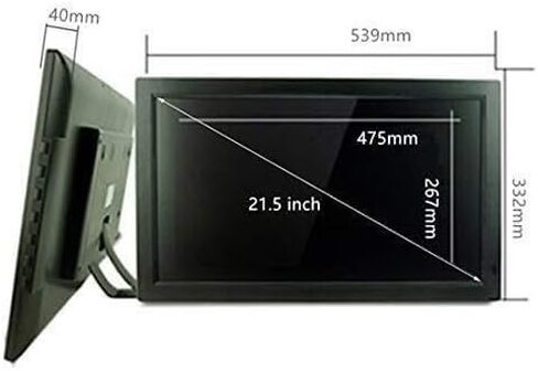 21.5-Inch Digital Photo Frame with 1080P HD Display, Wall Mount, Remote Control, Video/Music Playback, Clock & Calendar in Kuwait