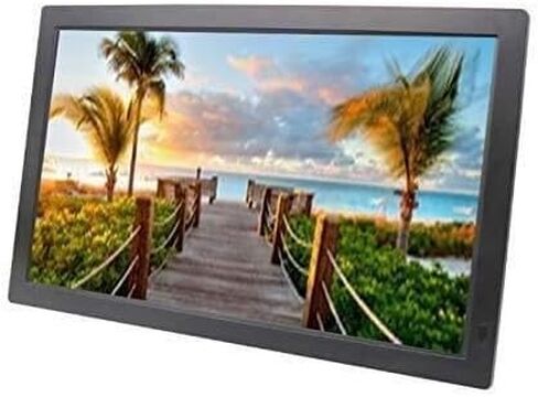 21.5-Inch Digital Photo Frame with 1080P HD Display, Wall Mount, Remote Control, Video/Music Playback, Clock & Calendar in Kuwait