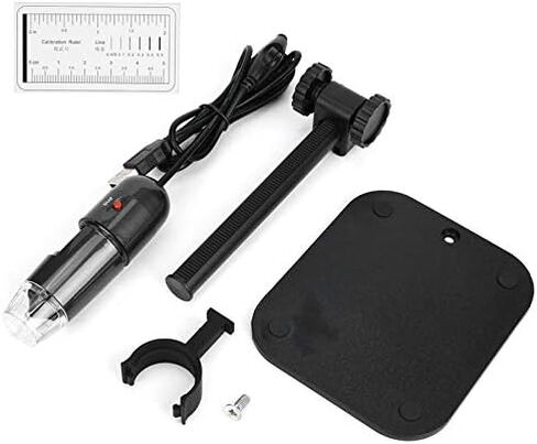 S04 8LED White Light 25X - 600X USB Digital Microscope Instrument with Lifting Bracket for Win XP/Vista/Win 7/Win 8/Win 10 in Saudi Arabia