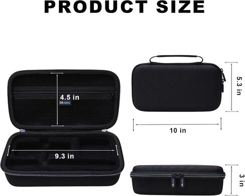 Hard Case for Insta360 X5, X4 Air, X4, X3 Action Camera Black | Compatible with Insta360 ONE X2 Cam and Accessories, for 114CM Invisible Selfie Stick, Batteries, Charger, Fast Charge Hub in Saudi Arabia