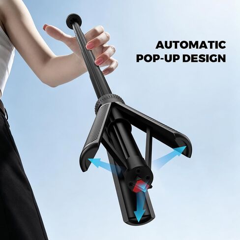 Magnetic Quick Release Tripod One-Touch Deploy Selfie Stick Tripod | 24.2"/61.5cm Extendable phone Tripod for DJI Osmo Pocket 3/Action 6/5 Pro Stand Vlogging Tripod for Action Cameras. in Saudi Arabia