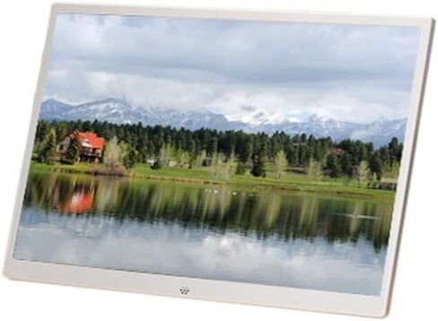Digital Picture Frame, Full Display, Photo/Video/Audio Player, Remote Control, Auto On/Off Timer, Pink-15 in Kuwait