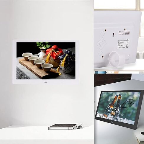 Digital Photo Frame 10 Inch Digital Picture Frame with 1024x600 Screen Image Preview Video Player Support USB and SD Card Quality Gift in Saudi Arabia