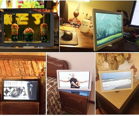 Digital Photo Frame 10 Inch Digital Picture Frame with 1024x600 Screen Image Preview Video Player Support USB and SD Card Quality Gift in Saudi Arabia