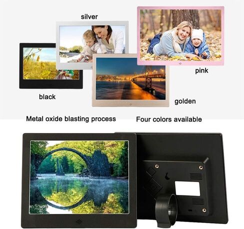Digital Photo Frame, Slim Design, Picture, Music Video Playback, Multiple Color Options in Saudi Arabia