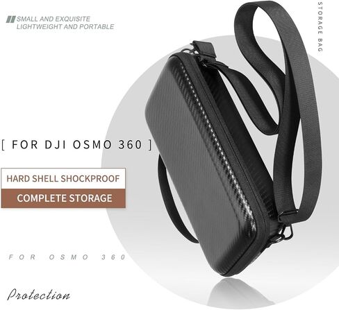Waterproof & Lightweight Carrying Case for DJI OSMO 360, Portable Osmo 360 Bag with Shoulder Strap and Carry Handle, for DJI OSMO 360 Accessories in Saudi Arabia