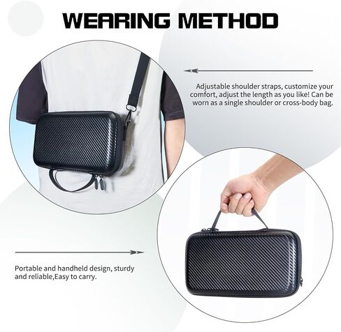 Waterproof & Lightweight Carrying Case for DJI OSMO 360, Portable Osmo 360 Bag with Shoulder Strap and Carry Handle, for DJI OSMO 360 Accessories in Saudi Arabia