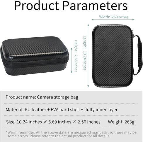 Waterproof & Lightweight Carrying Case for DJI OSMO 360, Portable Osmo 360 Bag with Shoulder Strap and Carry Handle, for DJI OSMO 360 Accessories in Saudi Arabia