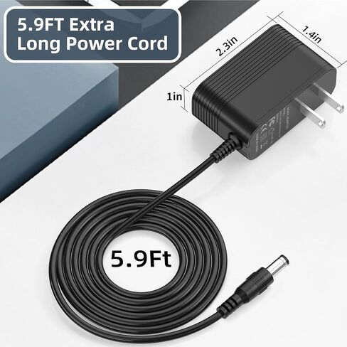 36V Charger for Klarpul KL-001 29.6V Cordless Vacuum Cleaner, Replacement Charger with 5.9FT Cord for 29.6V Cordless Stick Vacuum Cleaner Adapter in Saudi Arabia