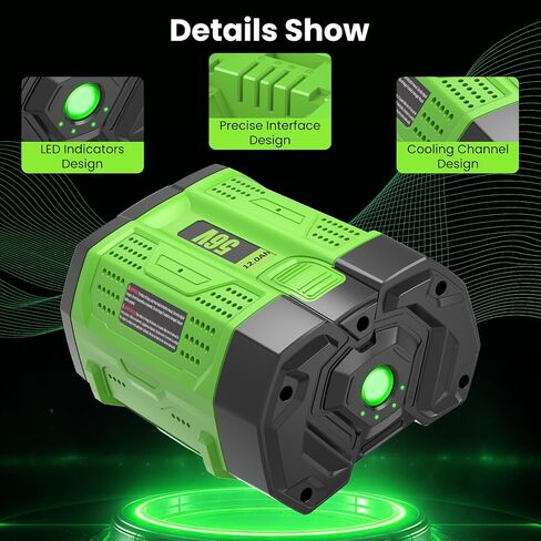 BA2800 12.0Ah Replacement for EGO Battery(1p-12.0Ah) | Compatible with EGO Battery 56V 12.0 Ah BA2800T BA4200T BA5600T BA1400 in Saudi Arabia
