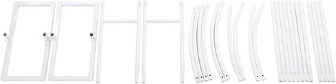 Wedding Arch Backdrop Stand Metal Arch Freestanding for Ceremony Party Decoration 130x40x220cm in Saudi Arabia