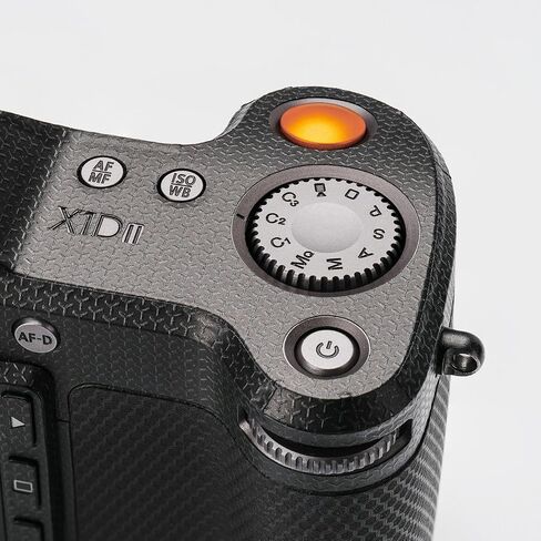 غلاف لاصق واقٍ للعدسة لـ Hasselblad X1D II 50C، نمط مموه، مقاوم للخدش والاهتراء مصنوع من مادة 3M لجسم الكاميرا وطبقة حماية العدسة (أخضر مامبا) in Kuwait