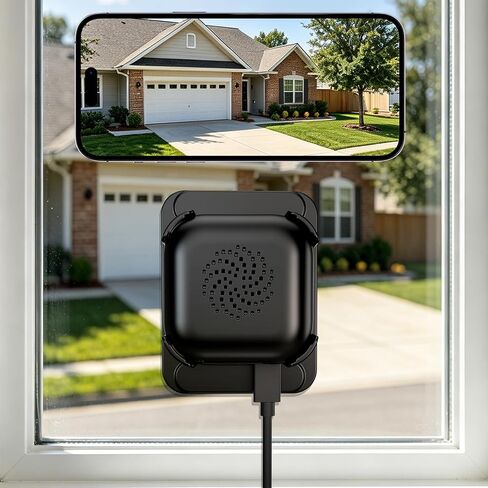 Ediloca 2K Window Camera for Home Security, 2.4GHz&5GHz WiFi Indoor Camera with Full Color Night Vision, AI Human Detection, 24/7 Recording, Easy Installation, RTSP/ONVIF Supported in Saudi Arabia