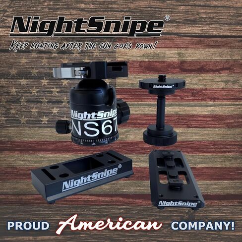 BOG DeathGrip Ball Head Conversion Kit | Ball Head Adapter + Arca-Swiss Saddle Mount + Arca-Swiss M LOK Mount + NS67 Ball Head | for use with BOG DeathGrip Tripod in Saudi Arabia