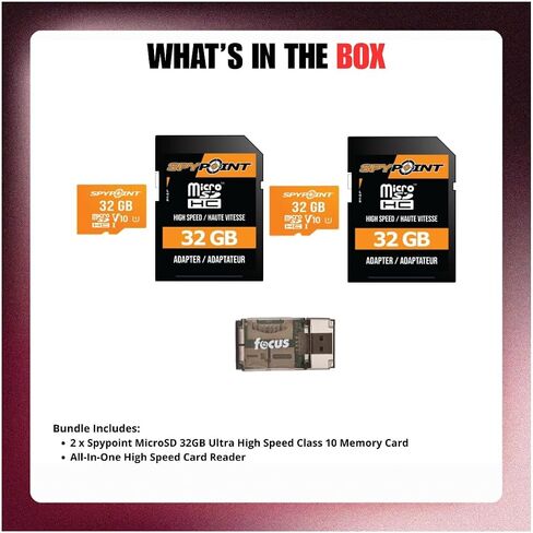 Spypoint 32GB microSD Memory Card Bundle in Saudi Arabia